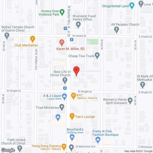Northwood Apartments in google map