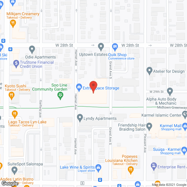 American United Care in google map