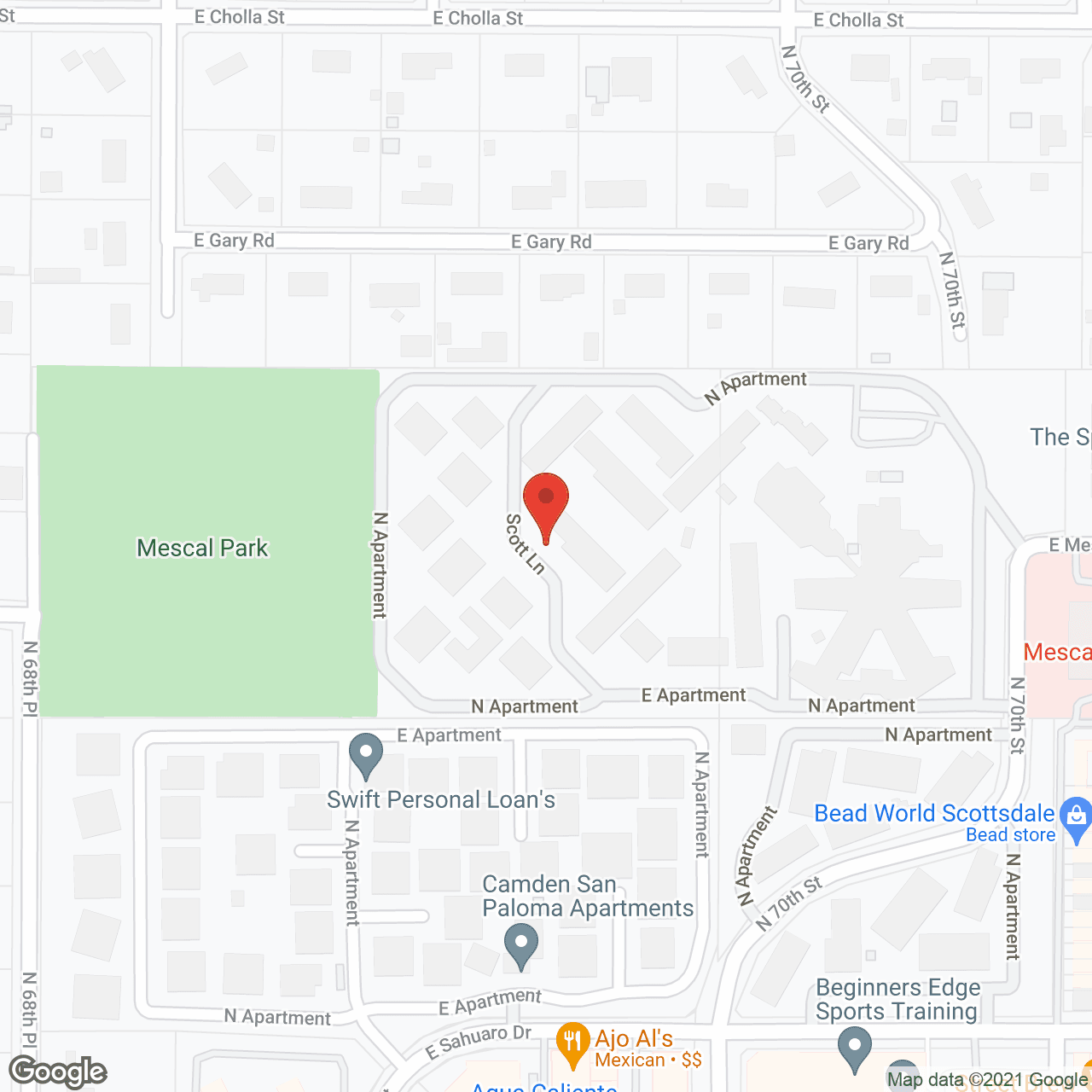 Pueblo Norte Senior Living in google map